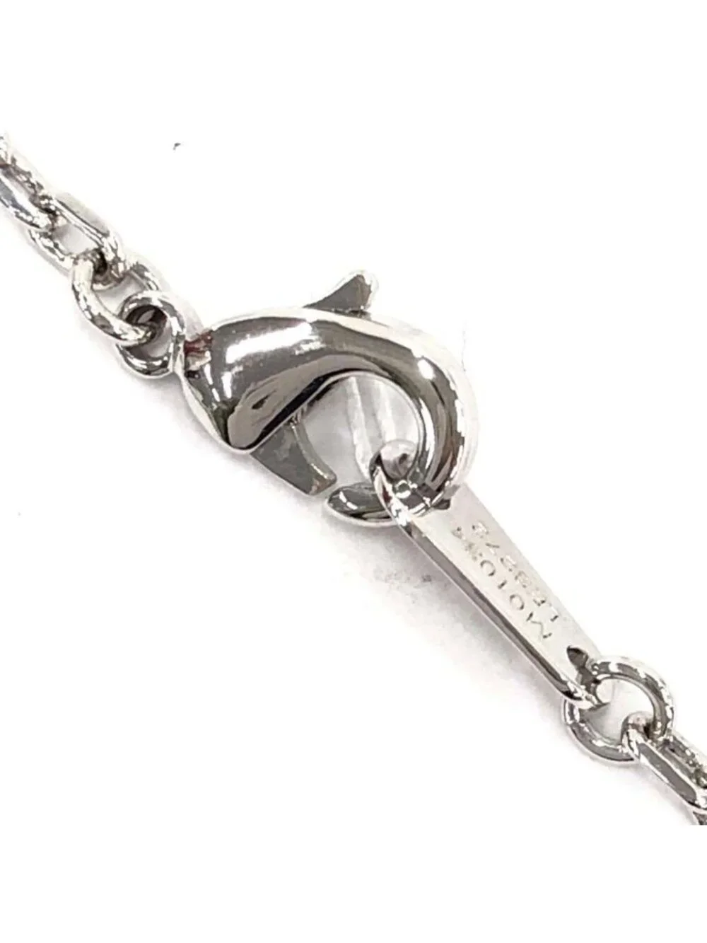 Louis Vuitton Pendant LV Pay Per Plane Silver Metal Rhinestone